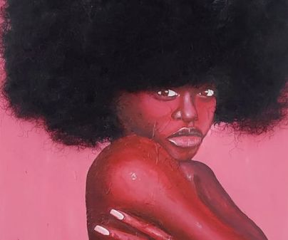 Stella Onyango, 20, My African Queen, acrylic