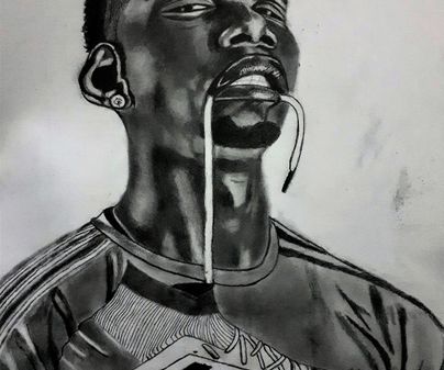 Joshua Mutua, 21, LA PIOCHE, pencil