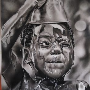 Renson  Mushivoji, 21, The water boy, charcoal