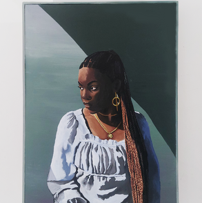 Stella Onyango, 22, Pensive, acrylic