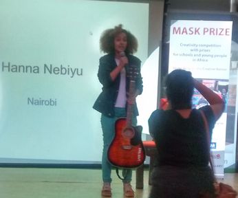 Winner Hanna Nebiyu, 16, sings her song